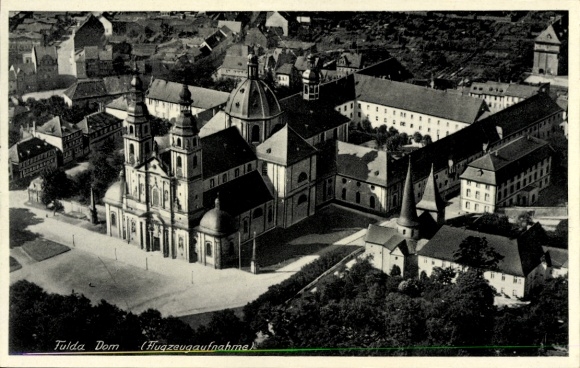 Ak Fulda in Hessen, luchtfoto