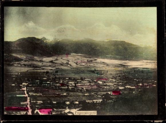 Photo Mexiko, Blick zum Popocatepetl