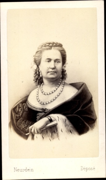Princess Mathilde Bonaparte Visiting Card