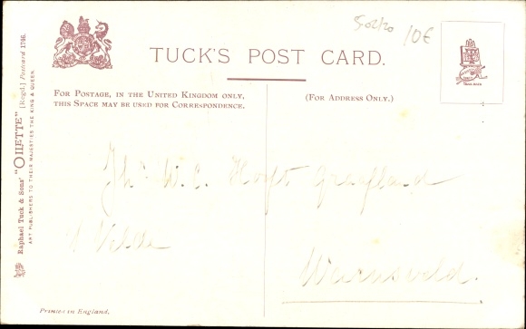 Artist Postcard Dadd, ST, Football Incidents, A Try, Rugby, Tuck 1746