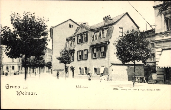Ak Weimar in Thüringen, Schillerhaus