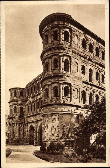 Ansichtkaart Trier in Rijnland-Palts, Porta Nigra, WHW Das Schöne Deutschland, afbeelding 57