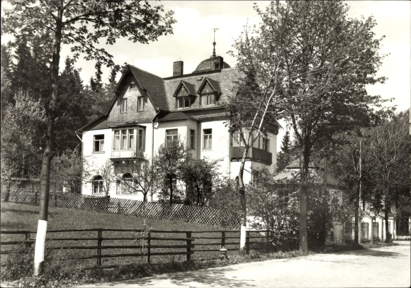 Postcard Gelenau in the Ore Mountains, convalescent home, exterior view