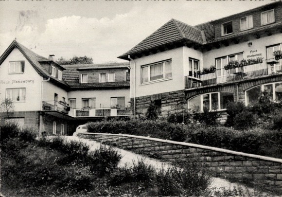 Ak Pfaffenhausen im Spessart Jossgrund in Hessen, Haus Marienburg
