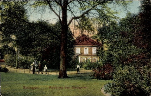 Postcard Solingen in the Bergisches Land, City Garden