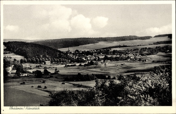 Postcard Rhhauen in the Hunsrück, general view