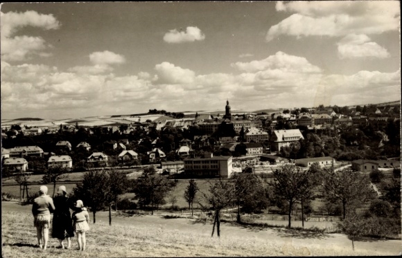 Dippoldiswalde in the Ore Mountains, Panorama
