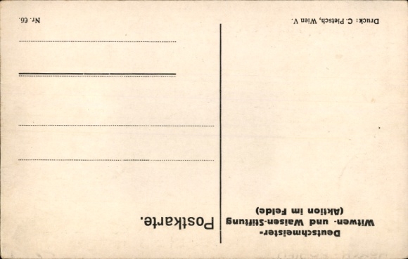 Artist Postcard Kristen, R., Trench Inspection, Himmelfix, Soldier on Roller Skates, Orphan Foundation