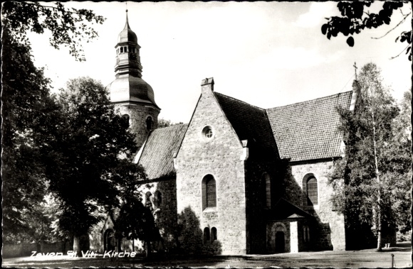 Postcard Zeven in Lower Saxony, St. Viti Church