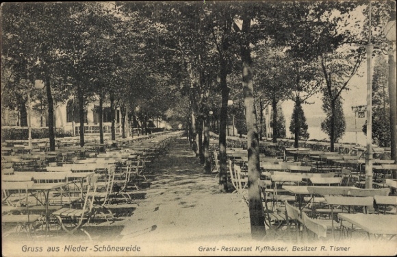 Ak Berlin Treptow Niederschöneweide, Grandrestaurant Kyffhäuser