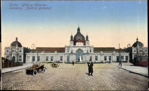 PC Lviv Lwów Lemberg Ukraine, central station