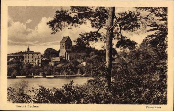 Ak Lychen in der Uckermark, Panorama