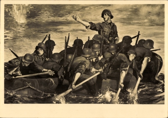 Artist Postcard Padua, Paul Mathias, May 10, 1940, HDK 119, Wehrmacht