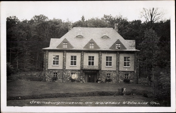zdjęcie KP Steinsburg Römhild w regionie Grabfeld w Turyngii, Steinsburgmuseum w Waldhaus