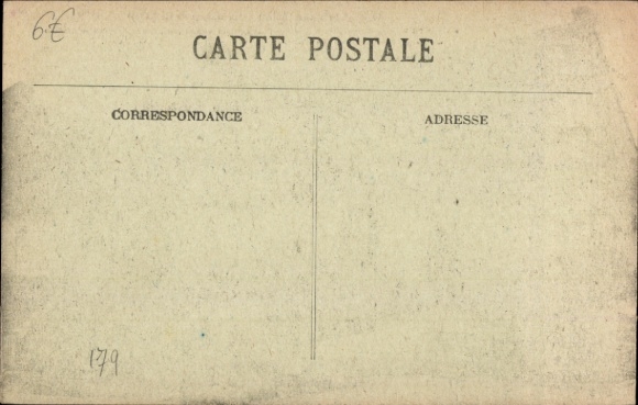 Postcard Gargilesse Indre, house by G. Sand, rural setting, simple house structure