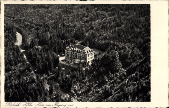 Postcard Bühl in Baden Black Forest, Friedrich Hilda Heim, aerial photograph