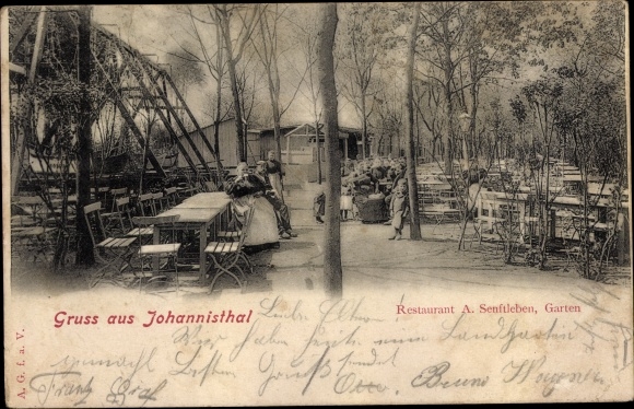 PC Berlin Treptow Johannisthal, Restaurant A. Senftleben, garden