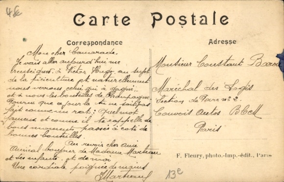 Ak Paris 13., St Marcel-kerk, Boulevard de l'Hopital