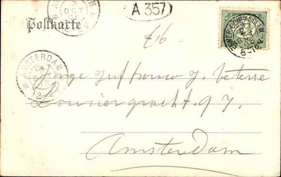 Postcard Rütenbrock Haren in Emsland, Kgl. Customs office, vicarage, church, Hotel Büter