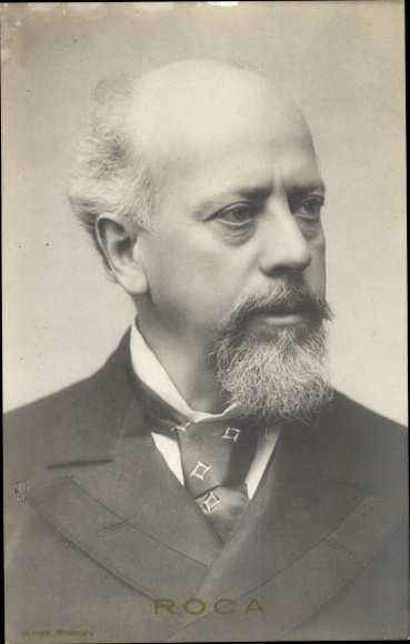 Postcard Julio Argentino Roca, Argentine general and politician, President of Argentina