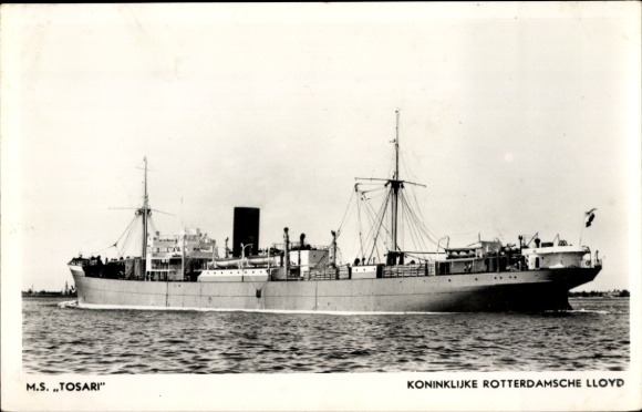 Ak Koninklijke Rotterdamsche Lloyd, MS Tosari, stoomschip