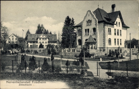 KP Zihlschlacht, kanton Thurgau, szpital psychiatryczny we Friedheim