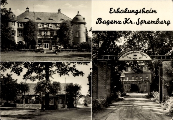 Postcard Bagenz Neuhausen an der Spree Niederlausitz, recreation home