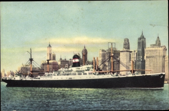 Ak stoomboot Four Aces, American Export Lines