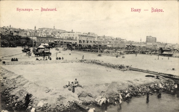 Ak Baku Aserbaidschan, Boulevard, Strand