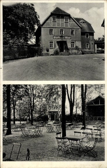 Ak Hartmannsdorf in Sachsen, Gasthaus Wind