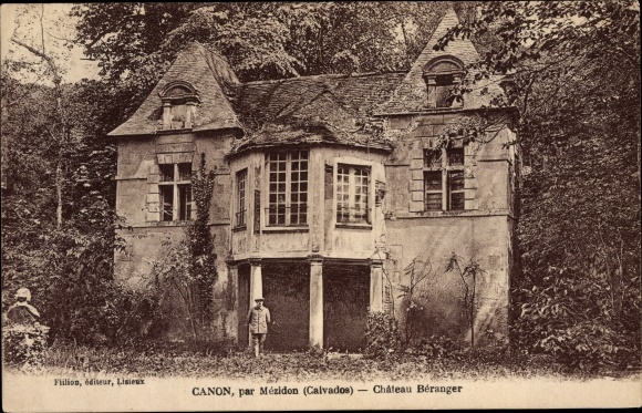 Ak Canon Calvados, Chateau Beranger