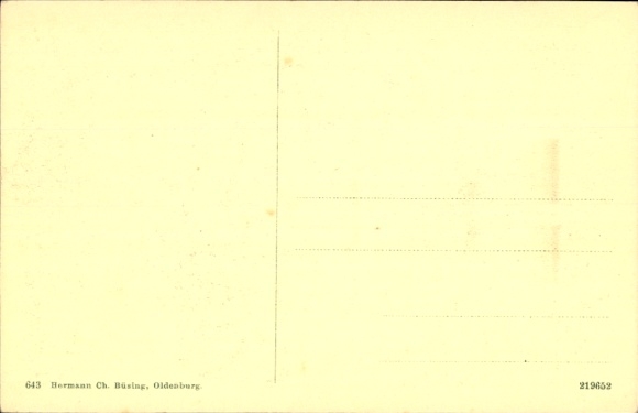 Postcard Hude near Oldenburg, Hasbruch primeval forest, Moltke oak