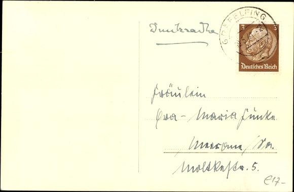 Postcard actor Christian Kayssler, Ross Verlag 3164/1, autograph