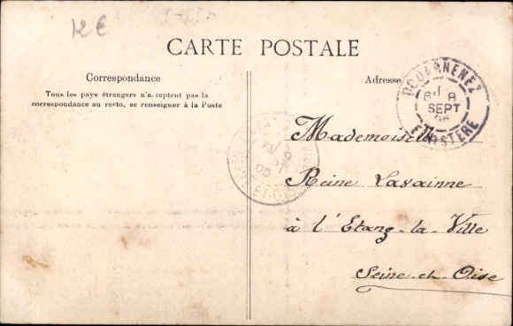 CPA Plonévez Porzay Finistère, Chapelle Sainte Anne la Palud