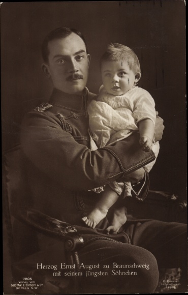 Ak Herzog Ernst August von Braunschweig, Sohn, Liersch 7805