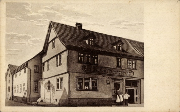 KP Seligenthal w Turyngii, Gasthaus Thüringer Hof, kuchnia tradycyjna, sklep mięsny, pokoje gościnne