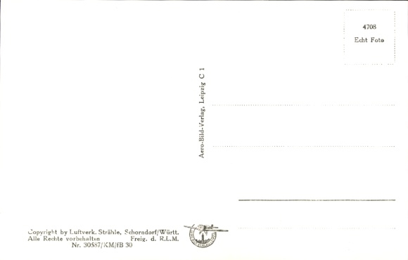 Postcard Berlin Köpenick Schmöckwitz, aerial photograph