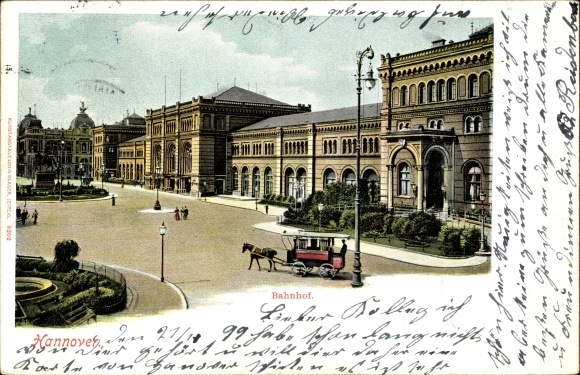 PC Hanover in Lower Saxony, train station, carriage