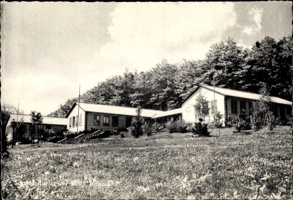 Postcard Rückersbach Johannesberg in the Spessart Lower Franconia, school camp of the city of Hanau