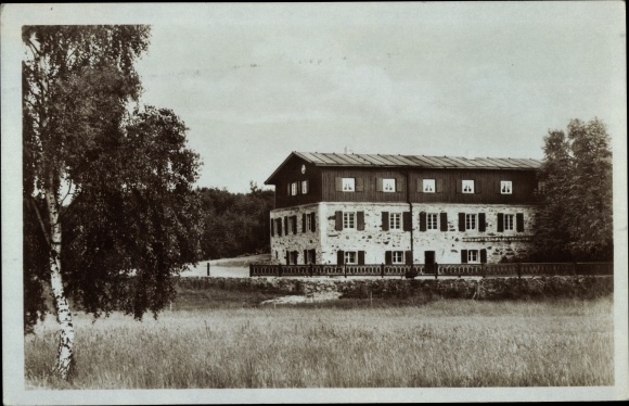Postcard Großsteinberg Grethen Parthenstein in Saxony, Leipziger Naturfreundehaus