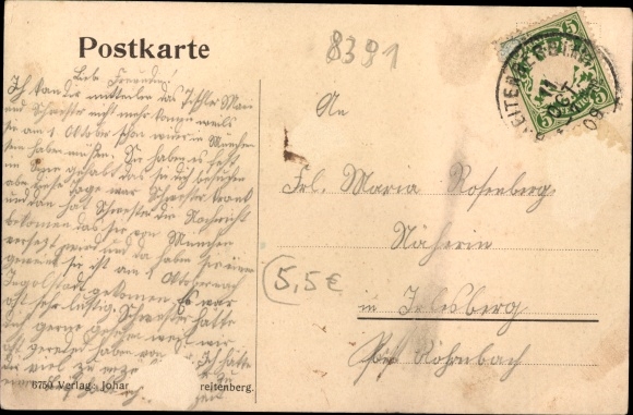 PC Breitenberg Niederbayern, partial view, church, shop Harslem