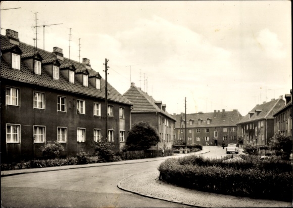 Ansichtkaart Greppin Bitterfeld Wolfen Saksen Anhalt, Grünstraße