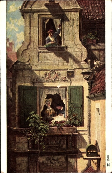 Artist PC Spitzweg, Carl, Liebespost, Ackermann 289 2978