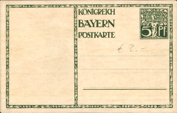 Postal stationery artist Postcard Diez, M., Prince Regent Luitpold of Bavaria, 1821 to 1911, carriage