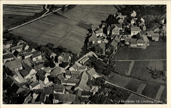 Postcard Eschenau Runkel an der Lahn, general view, aerial photograph