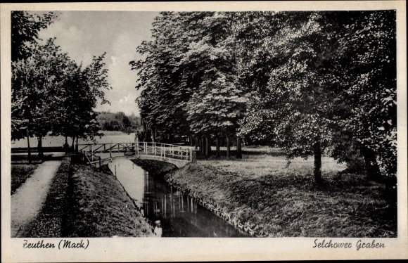 PC Zeuthen in der Mark, Selchower Graben, bridge