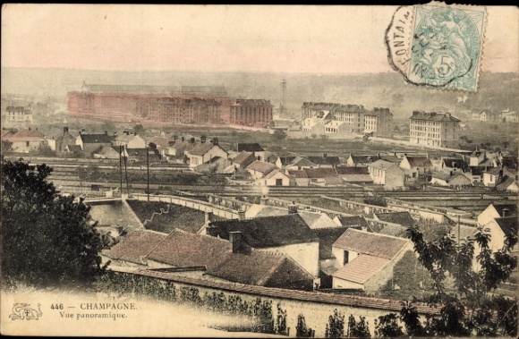 KP Champagne sur Seine Seine i Marne, Panorama