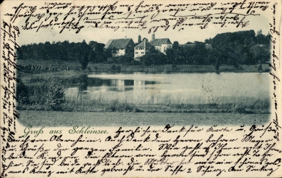 Postcard Schleinsee Kressbronn am Bodensee, general view