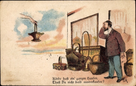 Artist litho dealers, basket sellers, you have a whole bunch of baskets...