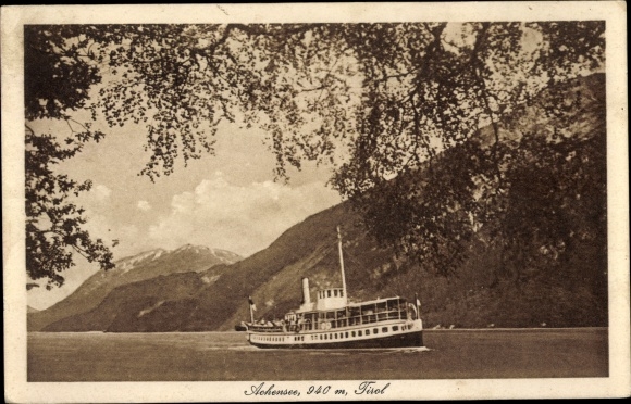 KP Maurach Eben am Achensee Tyrol, Achensee, statek pasażerski
